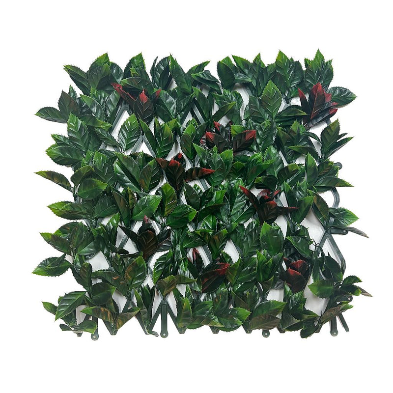 Artificial leaf Privacy Fence Screen, 50 cm X 50 cm for Patio Balcony Privacy, Garden, Wall Backdrop and Fence Decor.