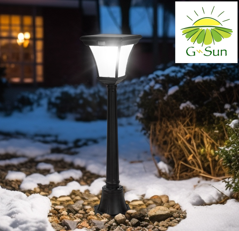 g-SUN Solar bollard lights for garden landscape. 870mm