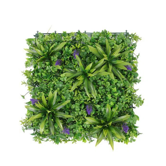 Artificial plant vertical garden panels- Green plants wall Mat Bromeliad Mix 60 x 40cm
