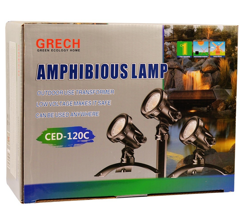 Submersible LED Light - GRECH - 3W LED X 3 underwater light with Transformer