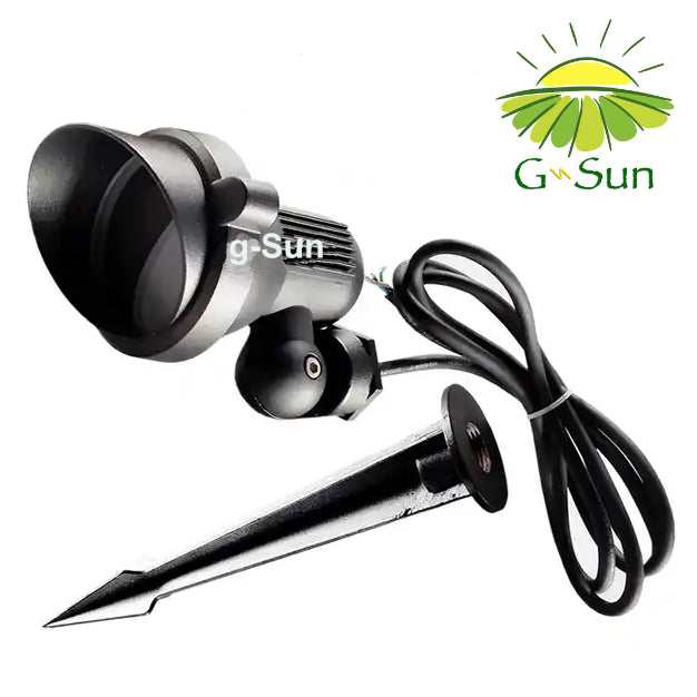 Garden Spike light - LED GU10 Type 10 watts warm white