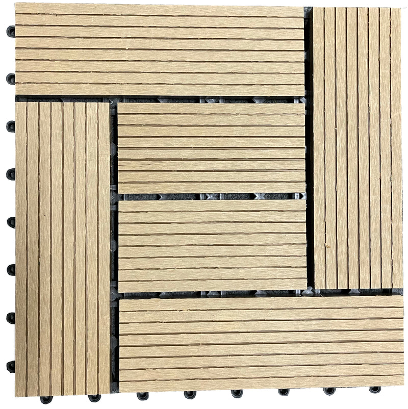 Wooden Deck tiles, wpc interlocking deck tile, stone decking tiles, PP garden floor tiles