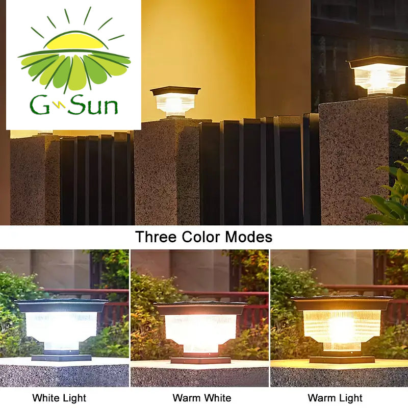 g-SUN Solar Pillar lights. 160mm