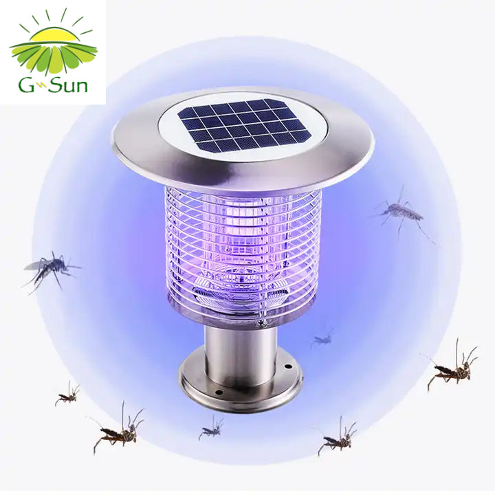 g-SUN Solar bollard lights with MOSQUITO ZAPPER. 600mm