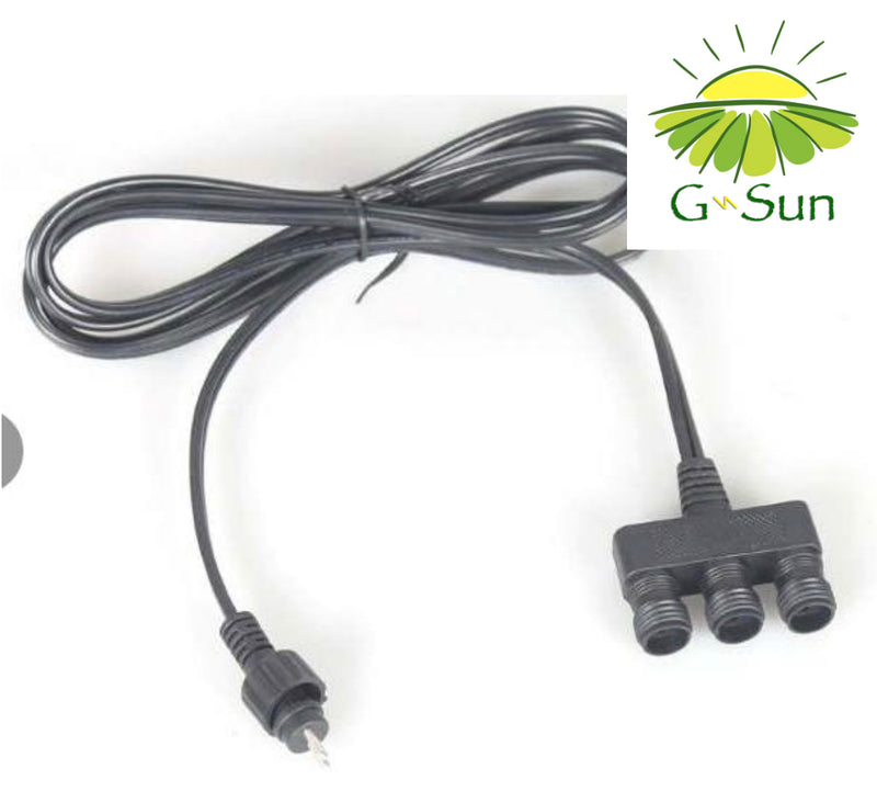 3 way Splitter Hub and extension for LED light transformer / linear adaptor