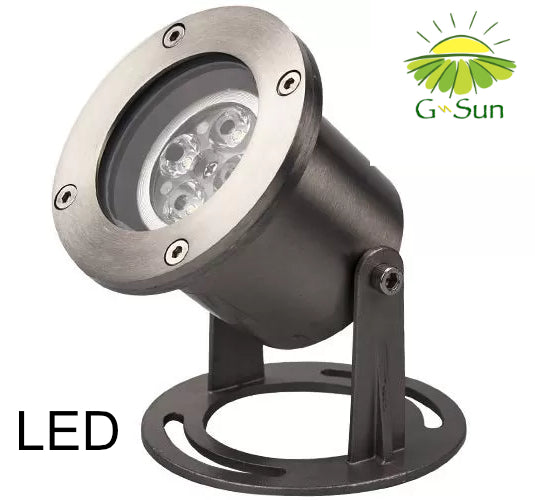 G-SUN Under Water LED Light - Nickel - 3W w/o Transformer