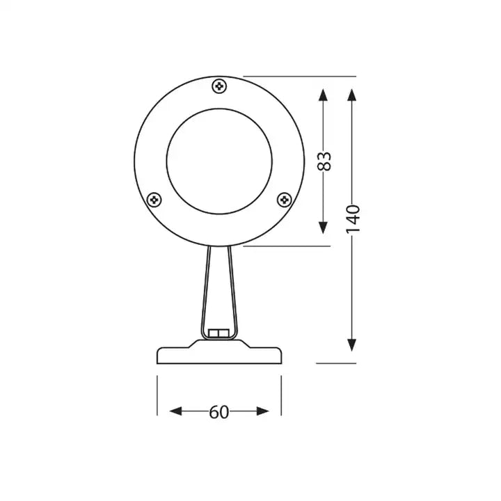 G-SUN Under Water LED Light - Stainless Steel - 3W