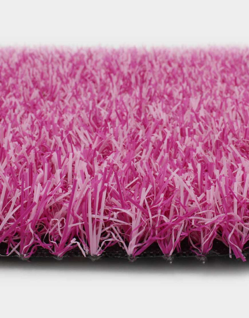 Artificial grass carpet pink 25mm for kindergarten events festival decor