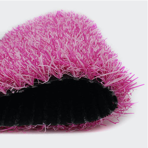 Artificial grass carpet pink 25mm for kindergarten events festival decor
