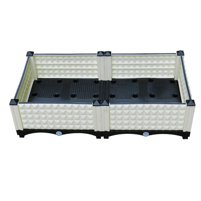 DIY planter box - flower pot - White - 40x40x20cm