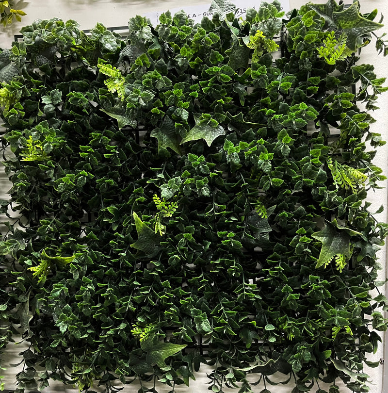 Artificial plant vertical garden panels- Green plants wall Mat 50 x 50cm DG