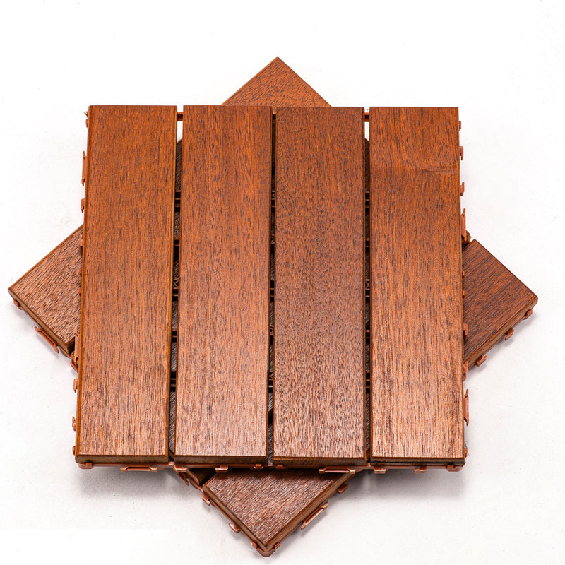 DIY Merbau Deck Tile Interlocking - 30 x 30 x 3cm (MER-33-4)