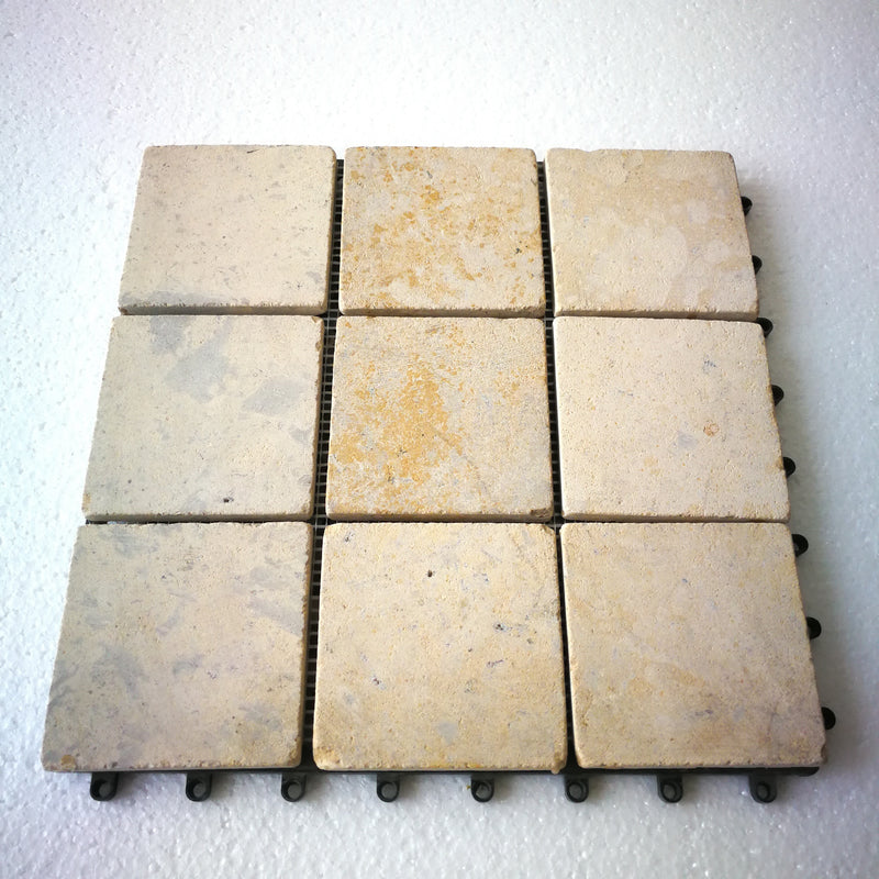 DIY Stone Deck Tiles Interlocking for balcony, patio, roof top garden 30x30cm