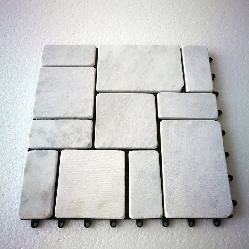 DIY Stone Deck Tiles Interlocking for balcony, patio, roof top garden 30x30cm