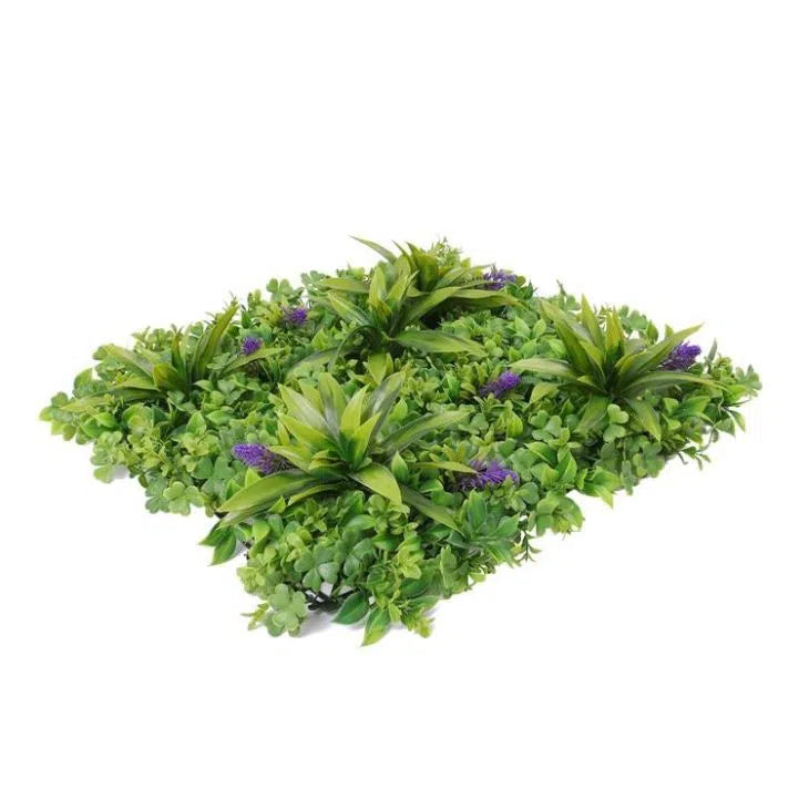 Artificial plant vertical garden panels- Green plants wall Mat Bromeliad Mix 60 x 40cm