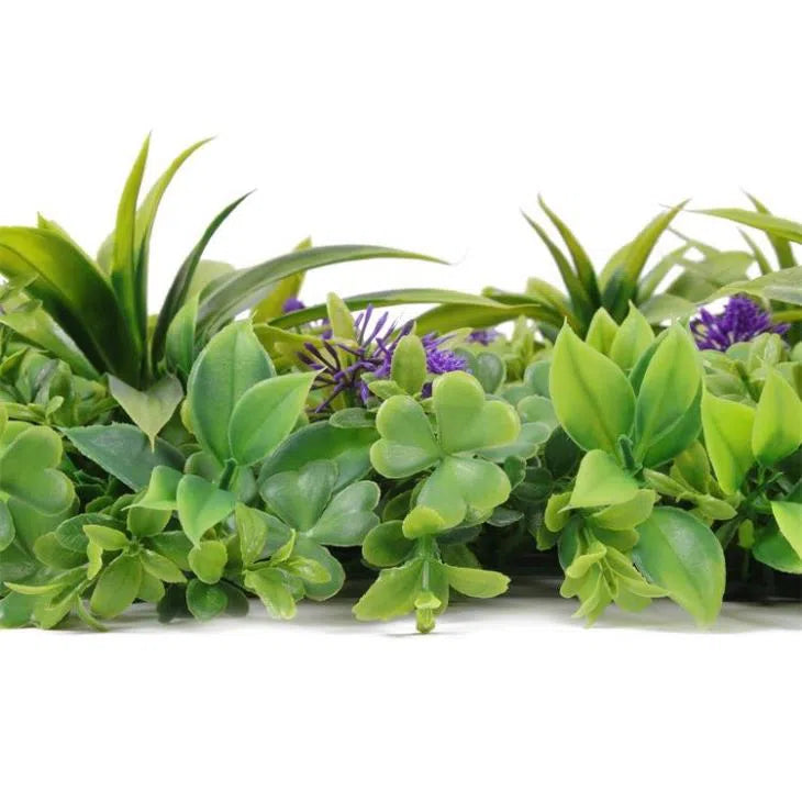Artificial plant vertical garden panels- Green plants wall Mat Bromeliad Mix 60 x 40cm