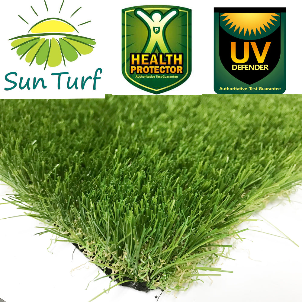 Artificial Grass - Sun Turf crown - 35mm best fake grass for garden an ...