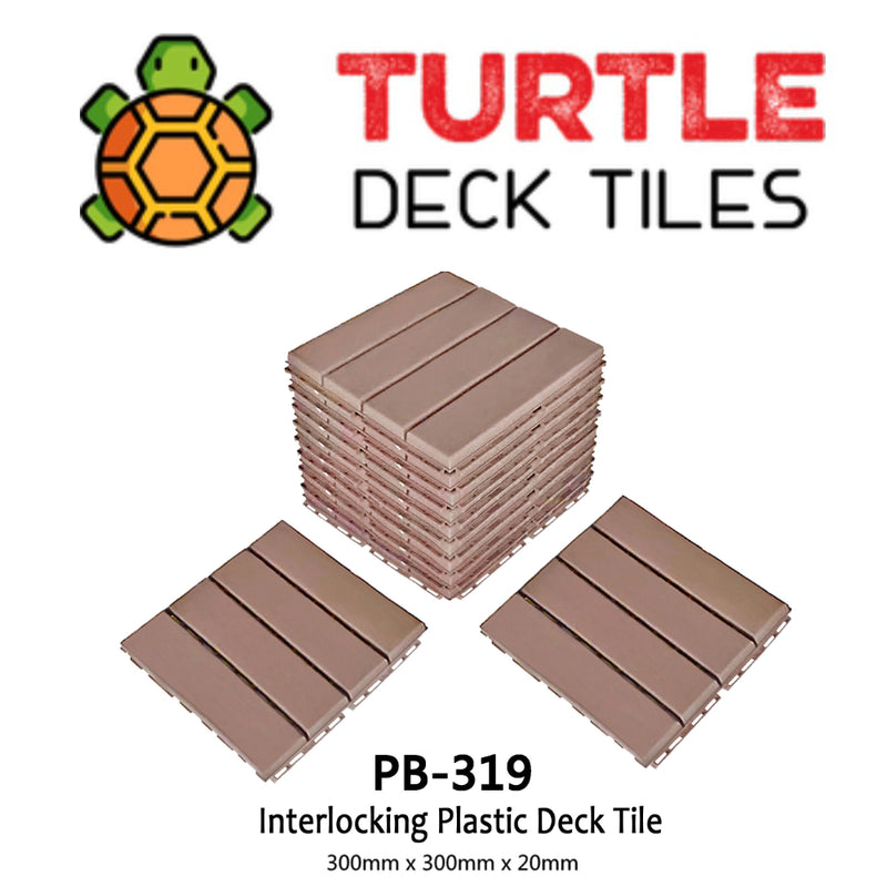 PP Deck tile (with silence pad) Interlocking Floor decking, outdoor, coffee